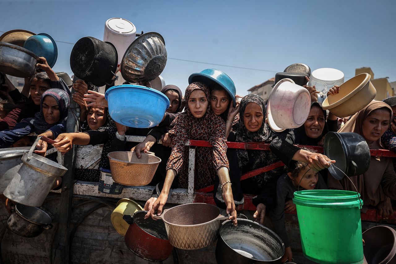 Trump acknowledges ‘real starvation in Gaza, dismisses Netanyahu’s claim