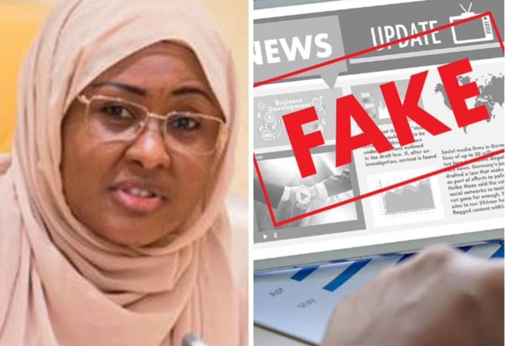 Update: Aisha Buhari deletes fake news on old Naira notes from handles, blames hacker