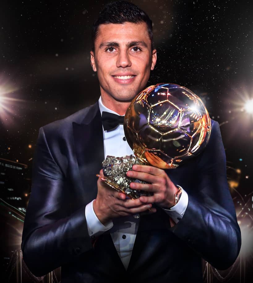 Breaking: Man City’s Rodri Beats Real Madrid stars to 2024 Ballon d’Or win