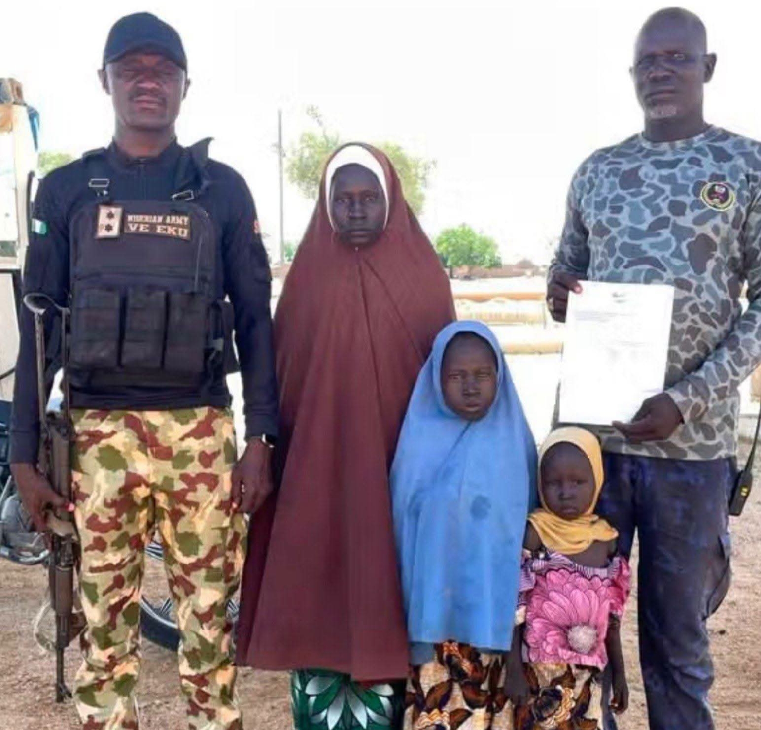 Nine Years After, Troops Rescue Woman, Two Children From Boko Haram Captivity