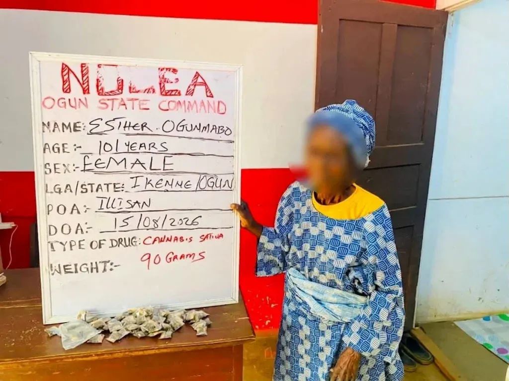101-Year-Old Great-Grandmother Arrested for Selling Cannabis in Ogun
