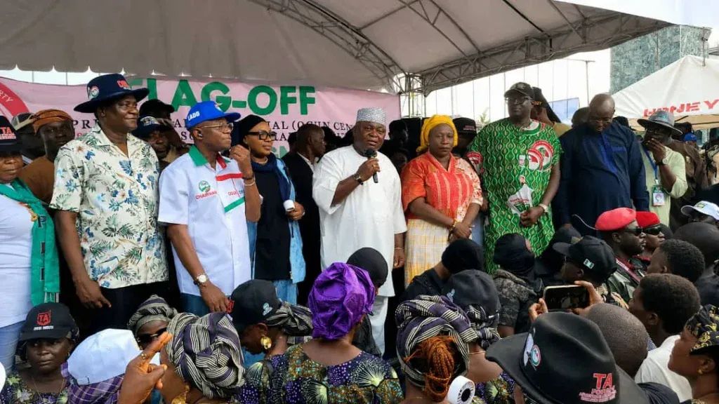 ‘Reject Oppressive APC With Your Votes,’ Adebutu Tells Ogun Voters as PDP Flags Off Campaign