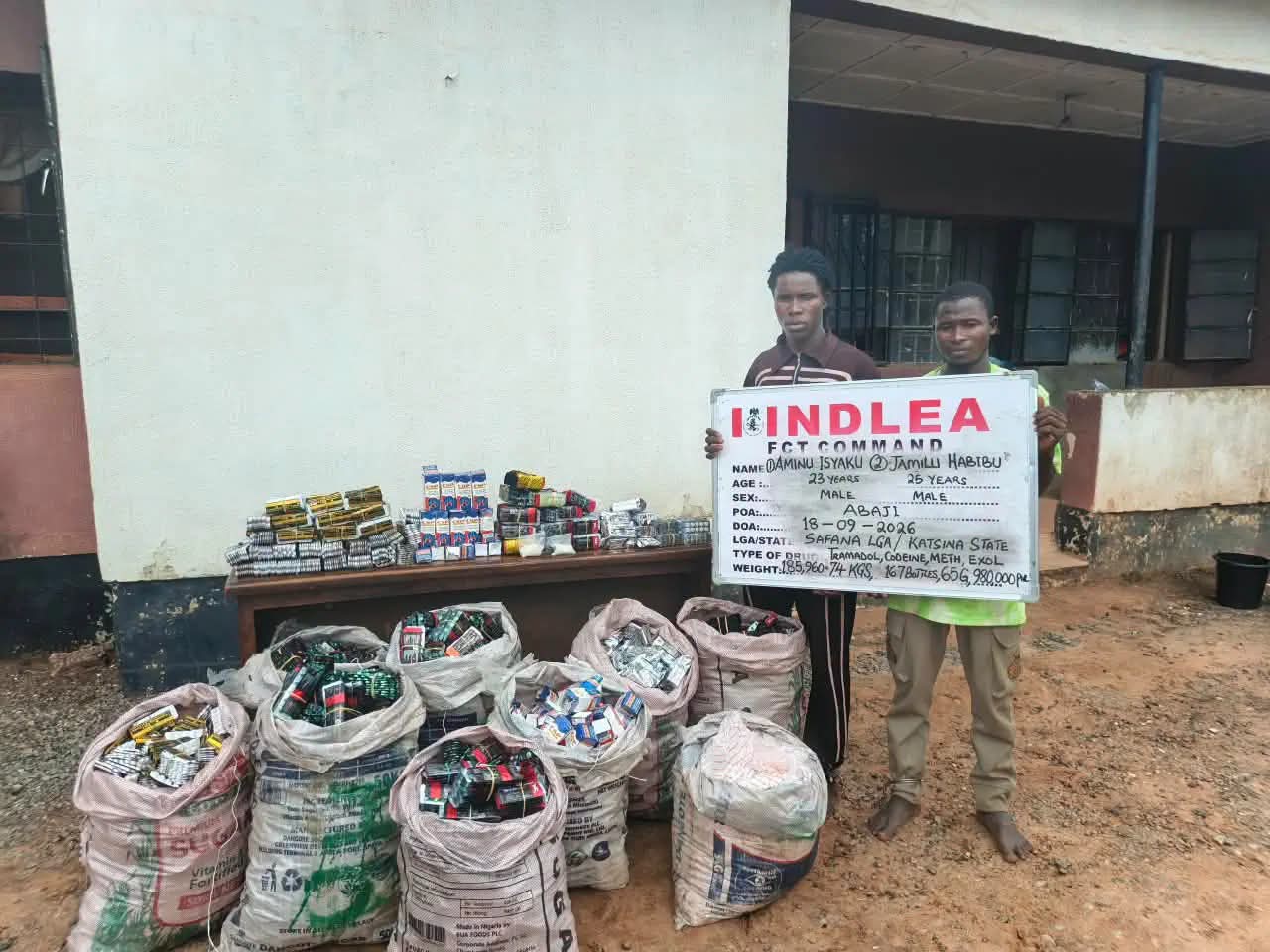 N3.4bn Drug Bust: NDLEA Arrests Fake Police Officer, Mechanic, Others