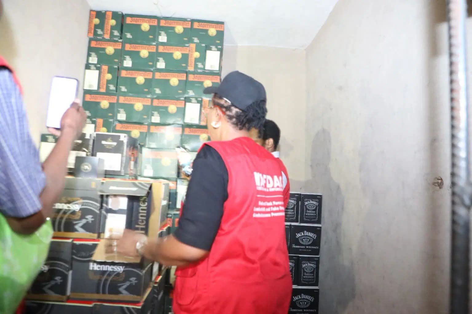NAFDAC Uncovers Fake Drinks Factory in Lagos, Arrests Two Suspects