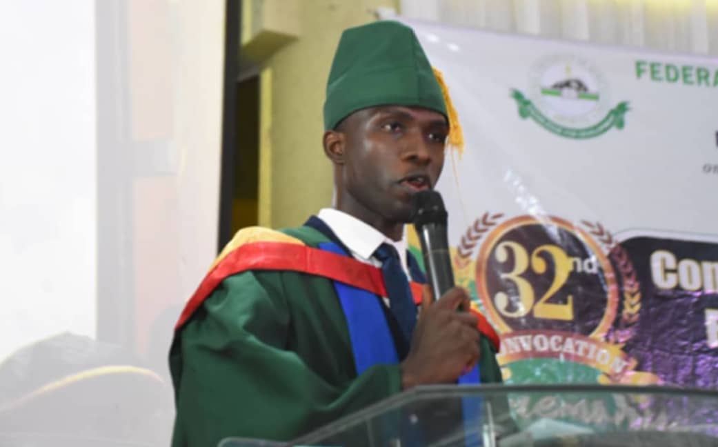 'Neighbours warned me of possible brain tumor from excessive reading,' - FUNAAB's best graduating student