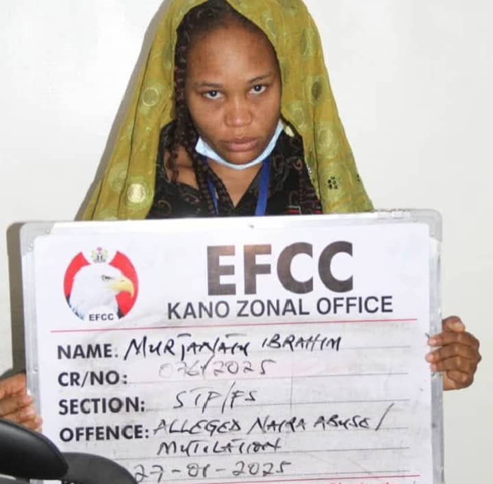 Just In: Naira Abuse: Kano TikToker, Murja Kunya sentenced to six months in prison with option of N50, 000