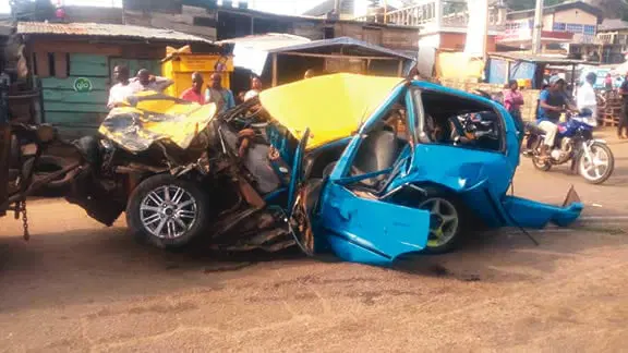 Pregnant Woman, Nine Others killed as Dangote Truck Rams Into Adekunle Ajasin Varsity Gate,
