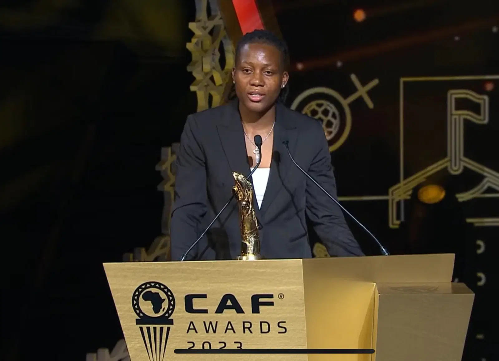 CAF award: Nnadozie Retains CAF Best Women’s Goalkeeper Award, as Super Falcons wins women team of the year