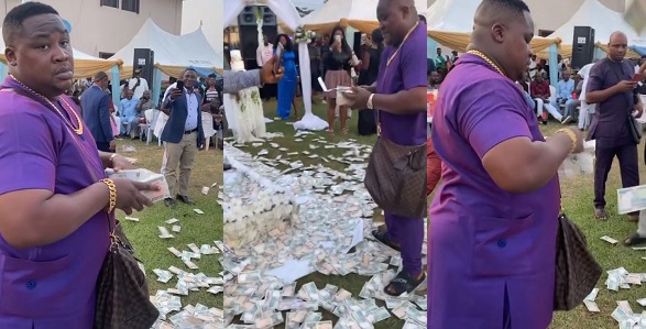 Just In: ‘Cubana Priest is not small, ‘money na water’ – Socialite brags after meeting 10m bail condition