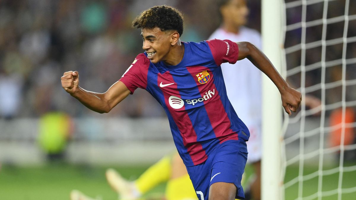 Barcelona’s Yamal becomes youngest-ever La Liga scorer