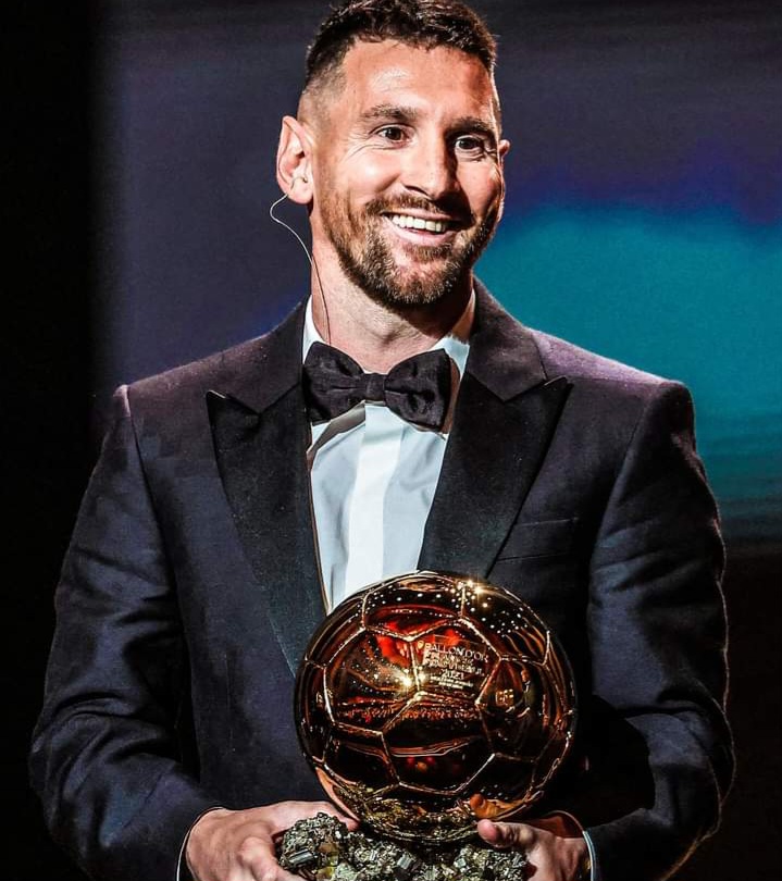 Breaking: Messi claims eight Ballon d'Or men's award