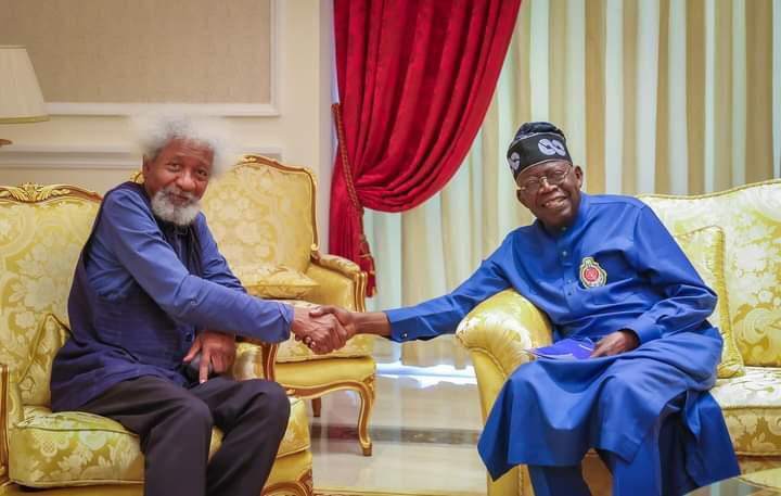 I persuaded Tinubu not to contest, the 'olori kunkun' ignored me completely - Soyinka