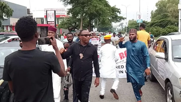 No live ammunition was fired at #FreeNnamdiKanu protesters  -  Police