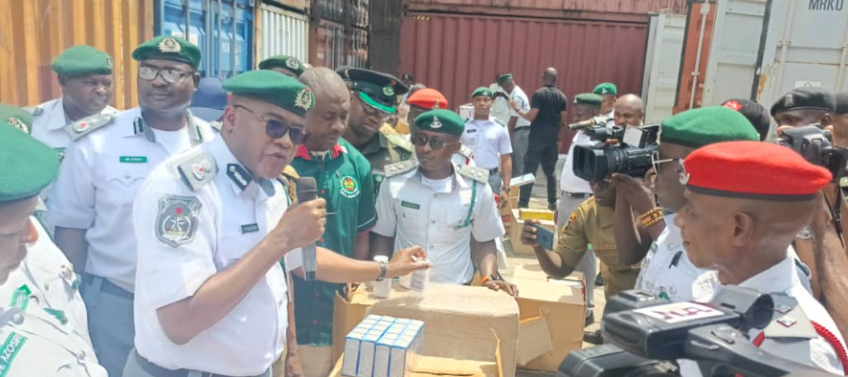 Customs seize drugs worth N46bn at Rivers port