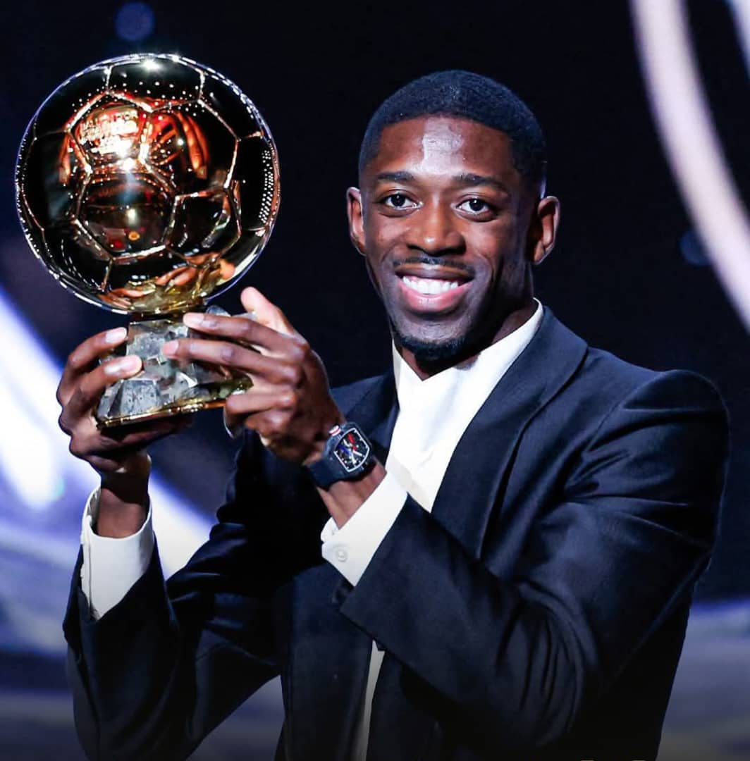 Breaking: Dembele is the world footballer of the year, wins 2025 Ballon d’Or