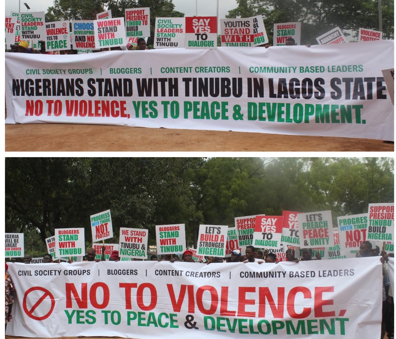 CSOs, bloggers, content creators, begin Pro-Tinubu rallies in Abuja