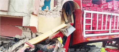 Truck crashes into building, kills family of nine in Benue