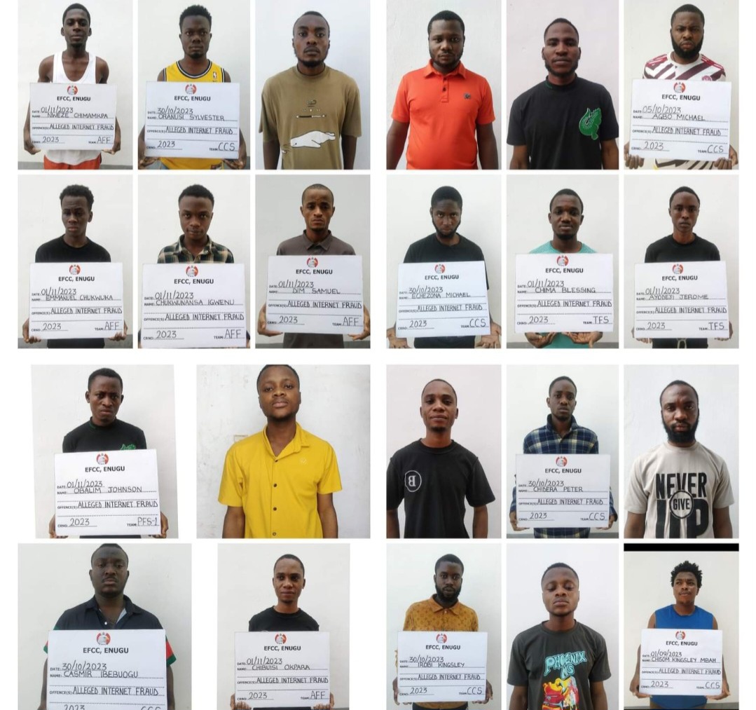 Just In: EFCC secures convictions of 22 internet fraudsters
