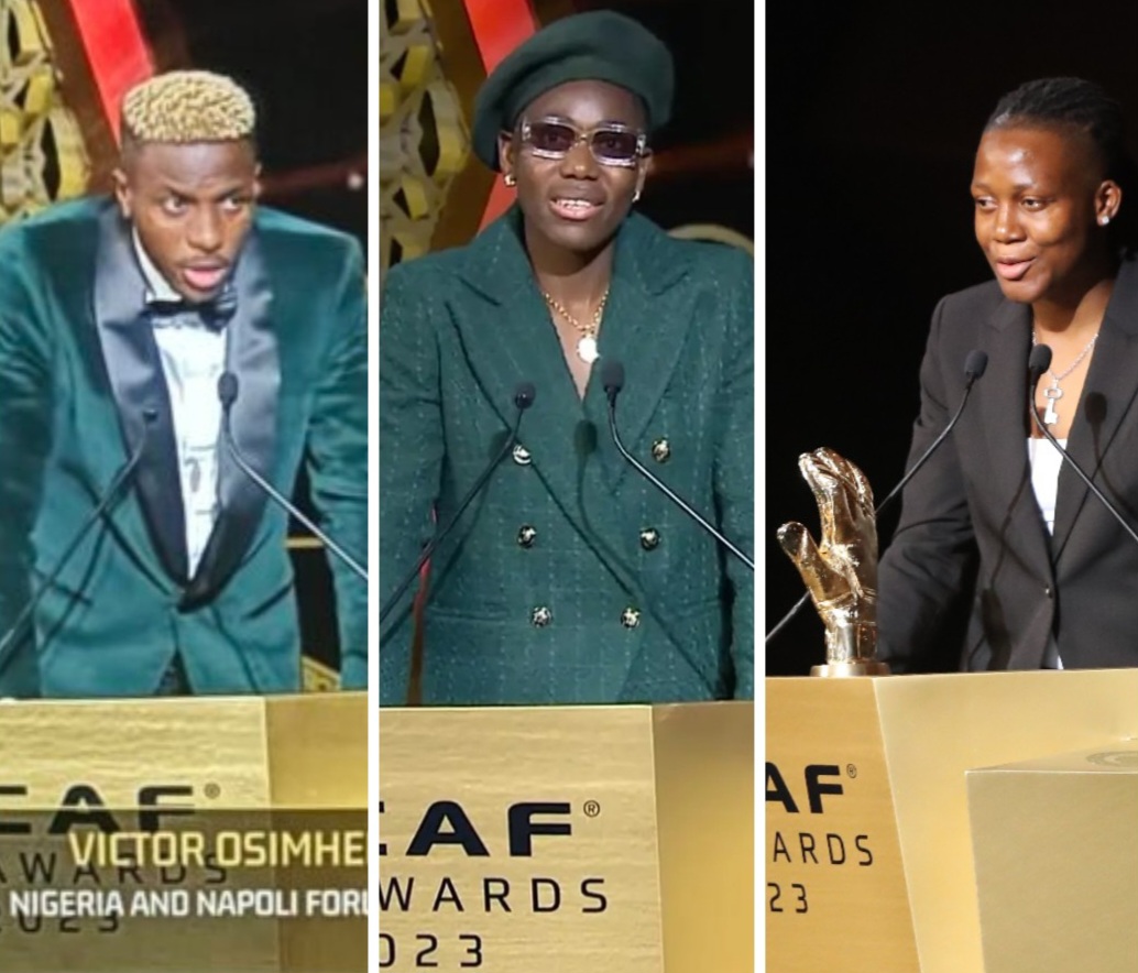 2023 CAF Awards: Osimhen, Oshoala, Nnadozie make histories